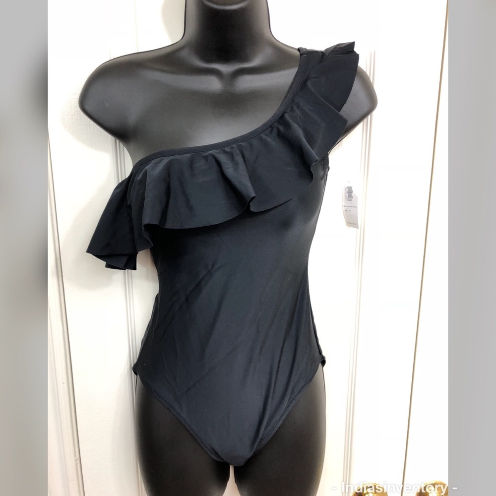 Old Navy Ruffled One-Shoulder Swimsuit - Picture 2 of 3